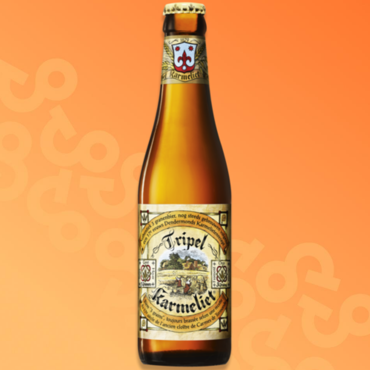 Bottiglietta di Tripel Karmeliet 33 cl