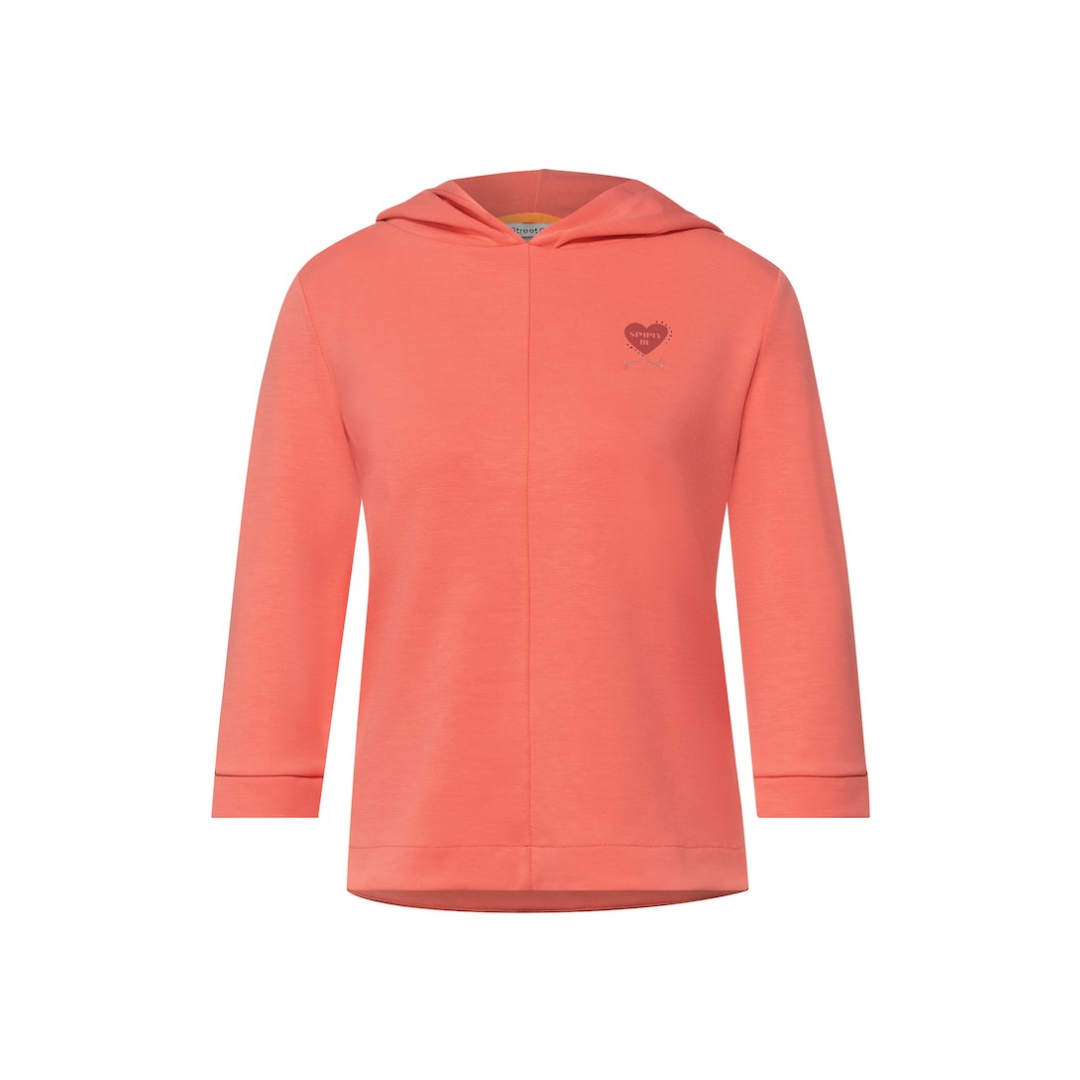 Street One - Damen Sweatshirt - Gelb - Größe: 38 - bei Tara-M