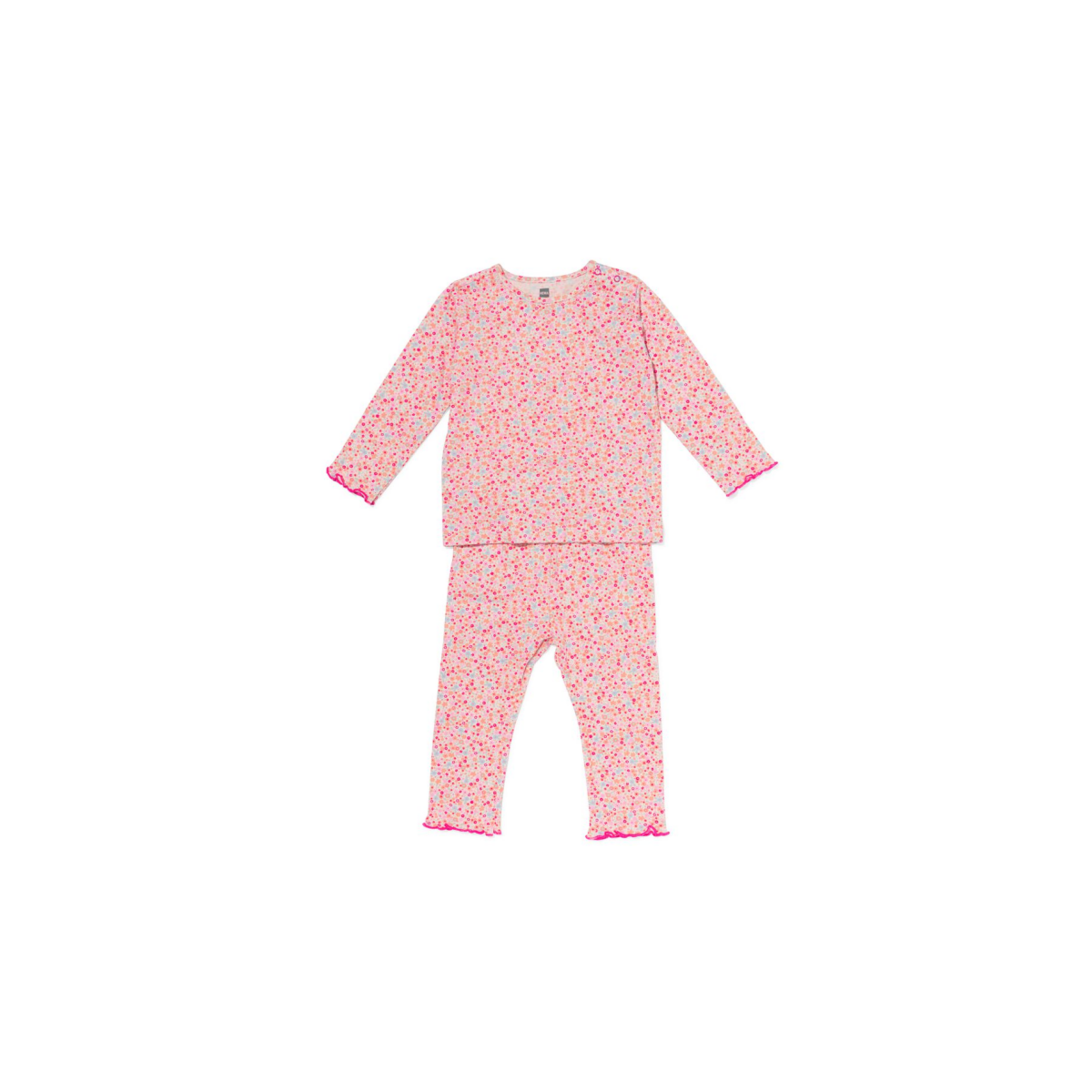 HEMA HEMA Babypyjama Bloemen Multicolor (multicolor)
