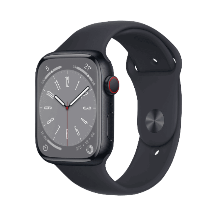 Apple Watch 8 45 mm Mezzanotte GPS C Ricondizionato