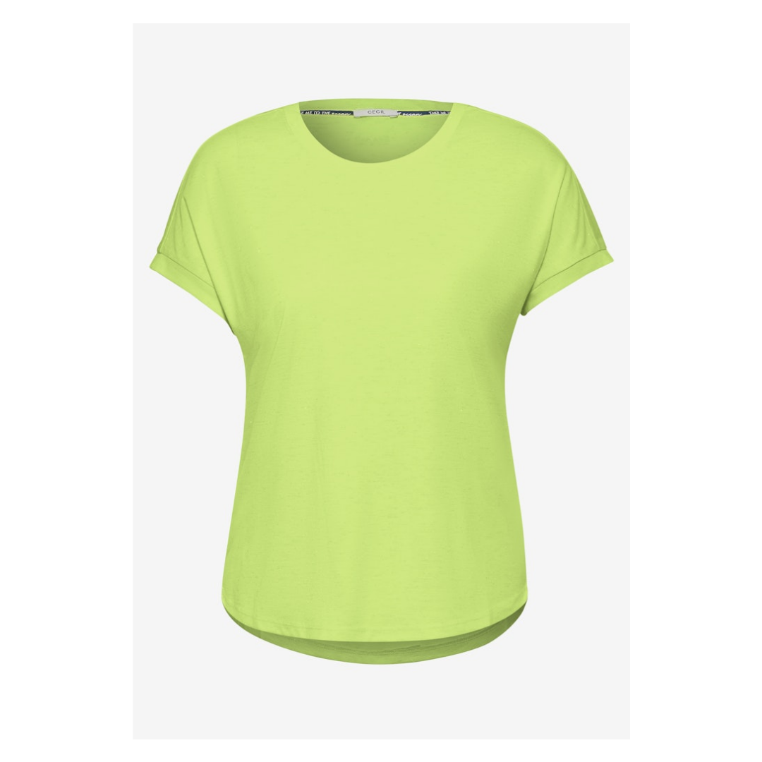 Cecil - Damen T-Shirt - soft lime Blauange - Größe: S - bei Tara-M