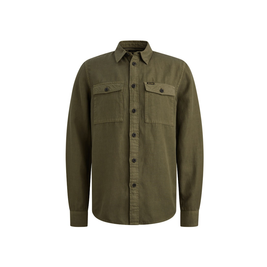 PME Legend - Herren Langarmhemd - Grün - Größe: XXXL - bei Tara-M