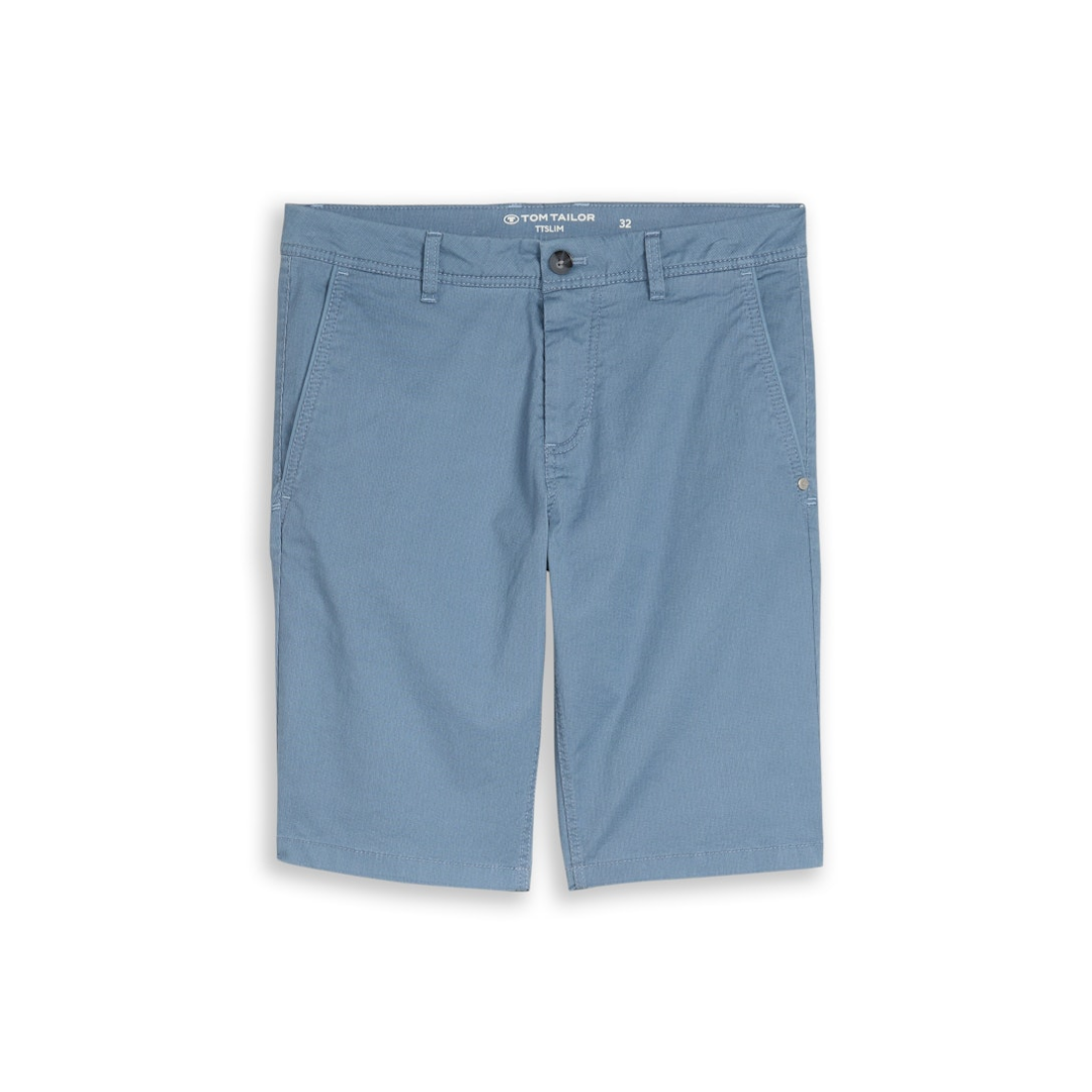 Tom Tailor - Herren Shorts - blue mini geometric print - Größe: 29 - bei Tara-M