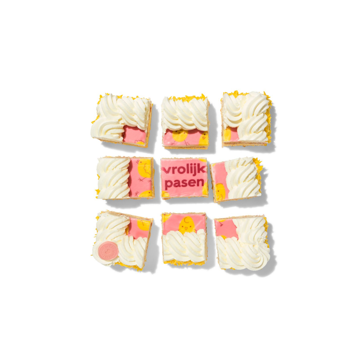 HEMA Paasslagroomtaart vierkant 9p.