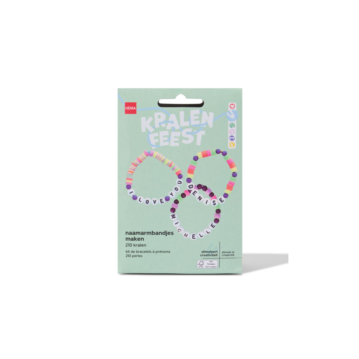HEMA Naam armbandjes maken