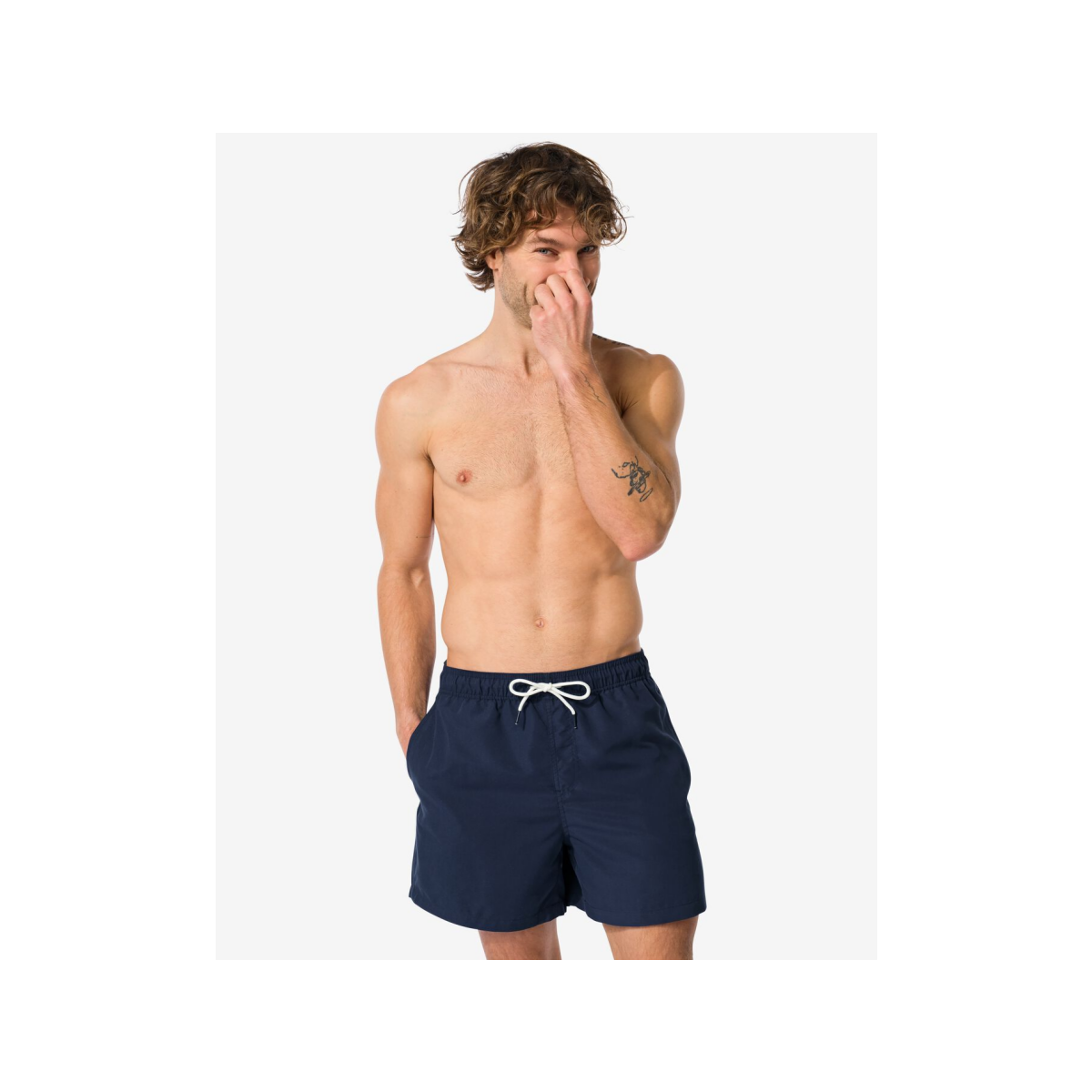 HEMA Herenzwembroek blauw (blauw)