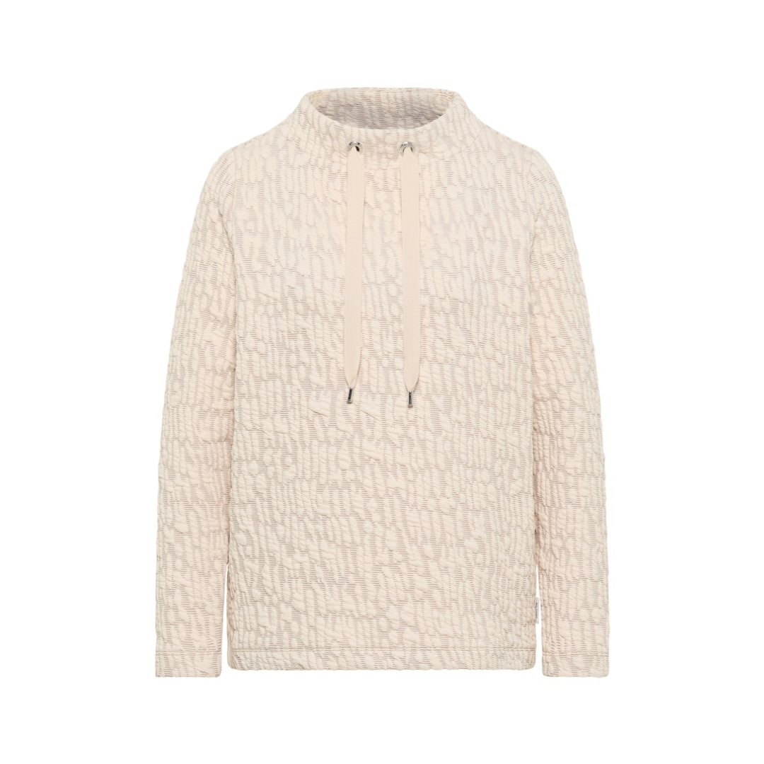 Cecil - Damen Langarmshirt - pearl beige - Größe: XXL - bei Tara-M