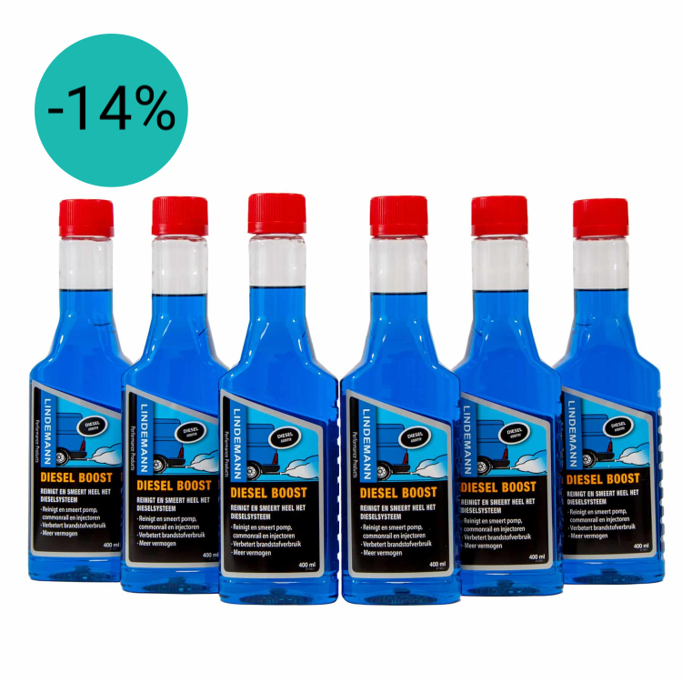 6-Pack Lindemann Diesel Boost / diesel additief & cetaanverhoger | Dutch Performance Products