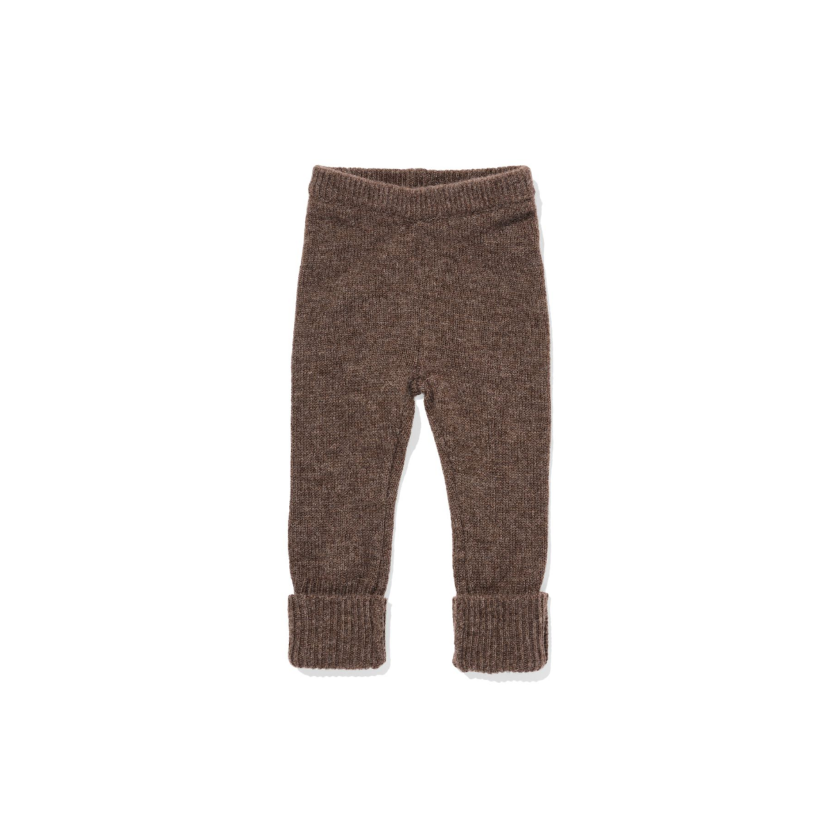 HEMA HEMA Newborn Legging Merinowol Donkerbruin (donkerbruin)
