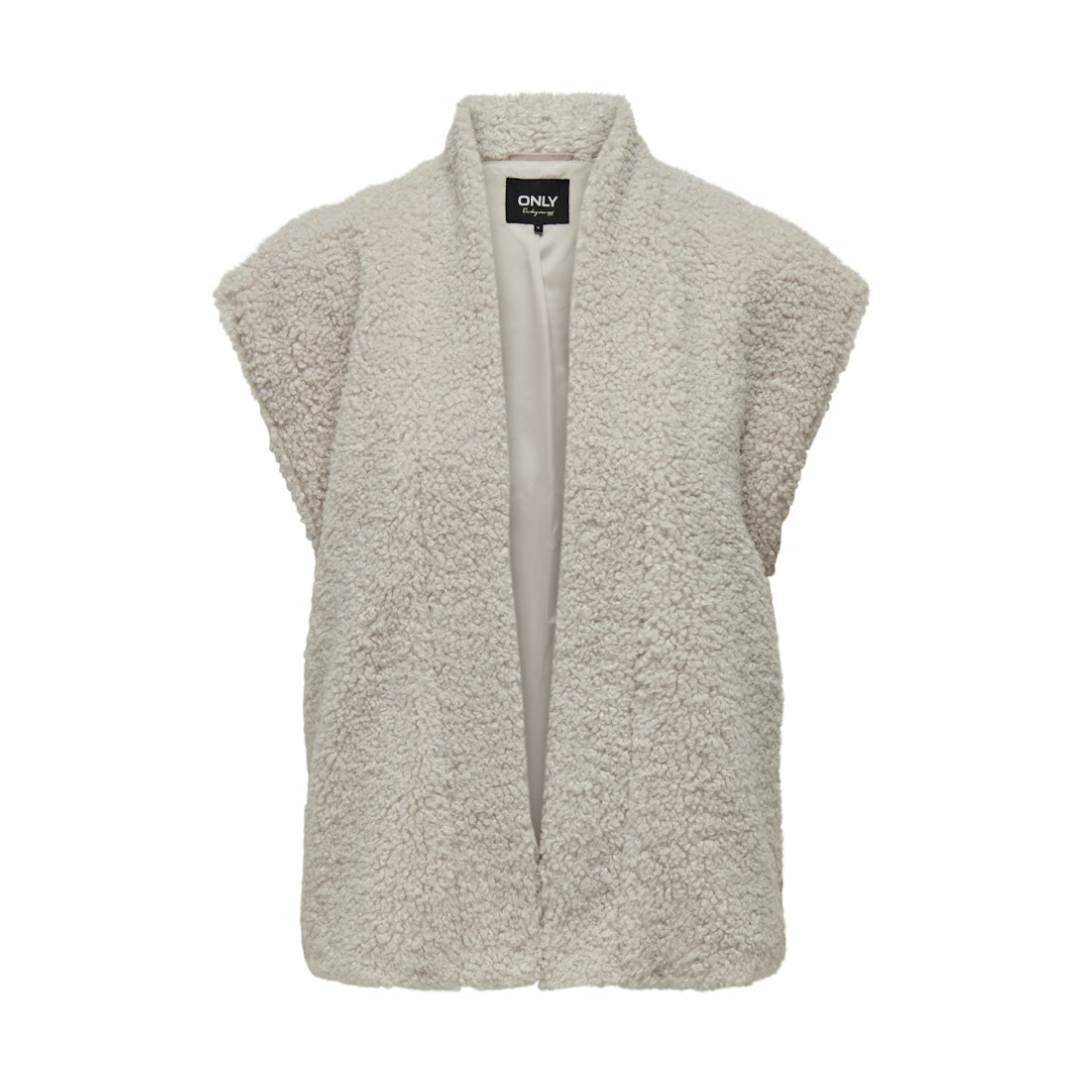 Only - Damen Weste - Beige - Größe: M - bei Tara-M