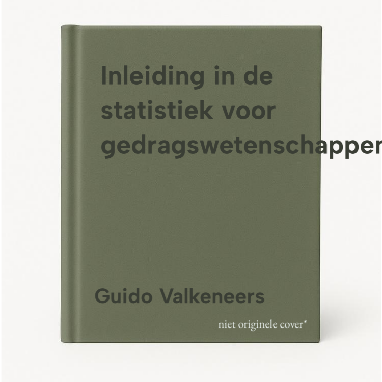 Guido Valkeneers Inleiding In De Statistiek Voor Gedragswetenschappen