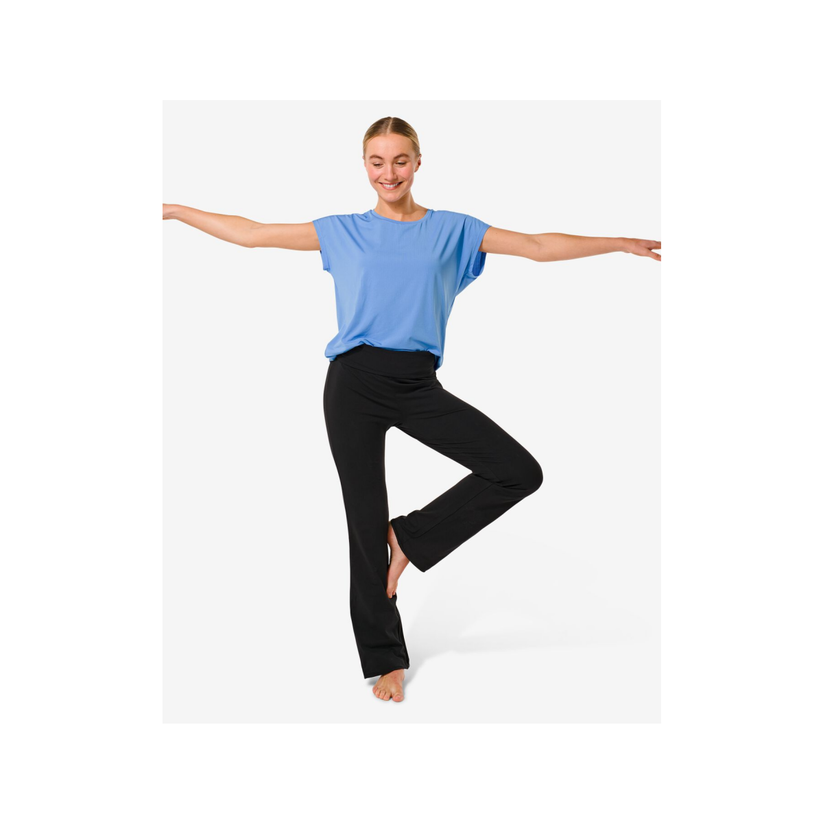 HEMA Dames yogabroek zwart (zwart)
