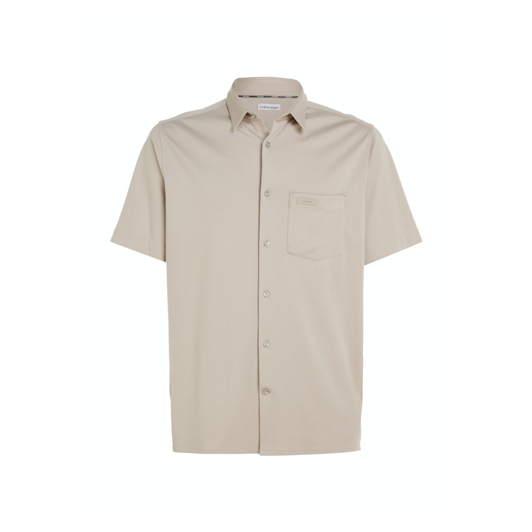 Calvin Klein - Herren Kurzarmhemd - Grauphere - Größe: 3XL - bei Tara-M