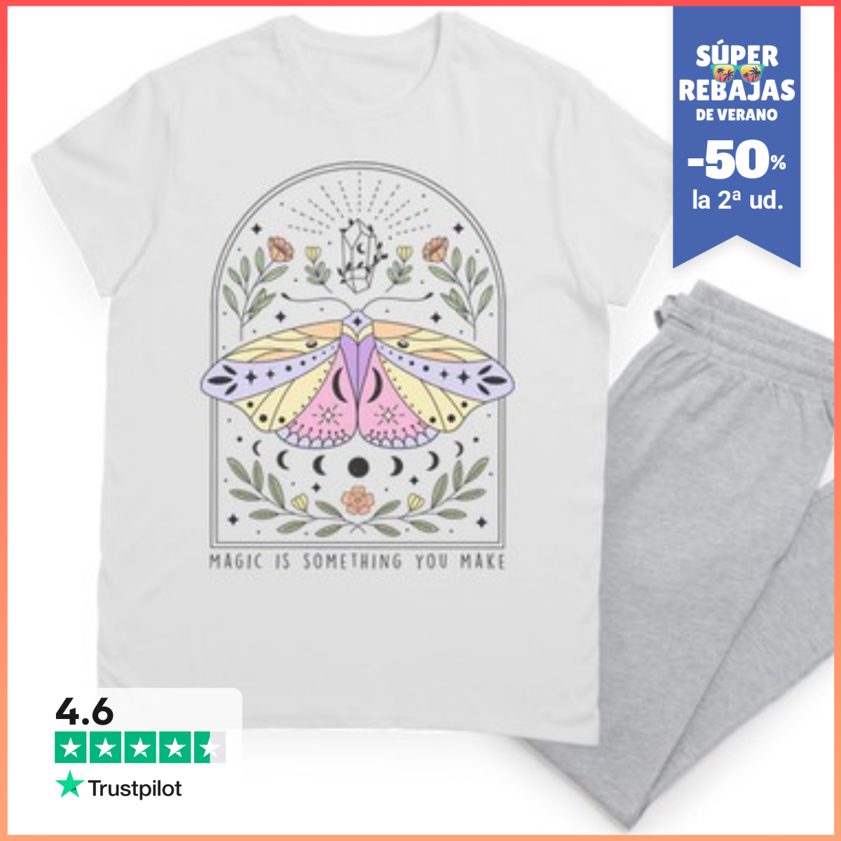 Pijama MAGIC IS SOMETHING YOU MAKE BUTTERFLY LaTostadora