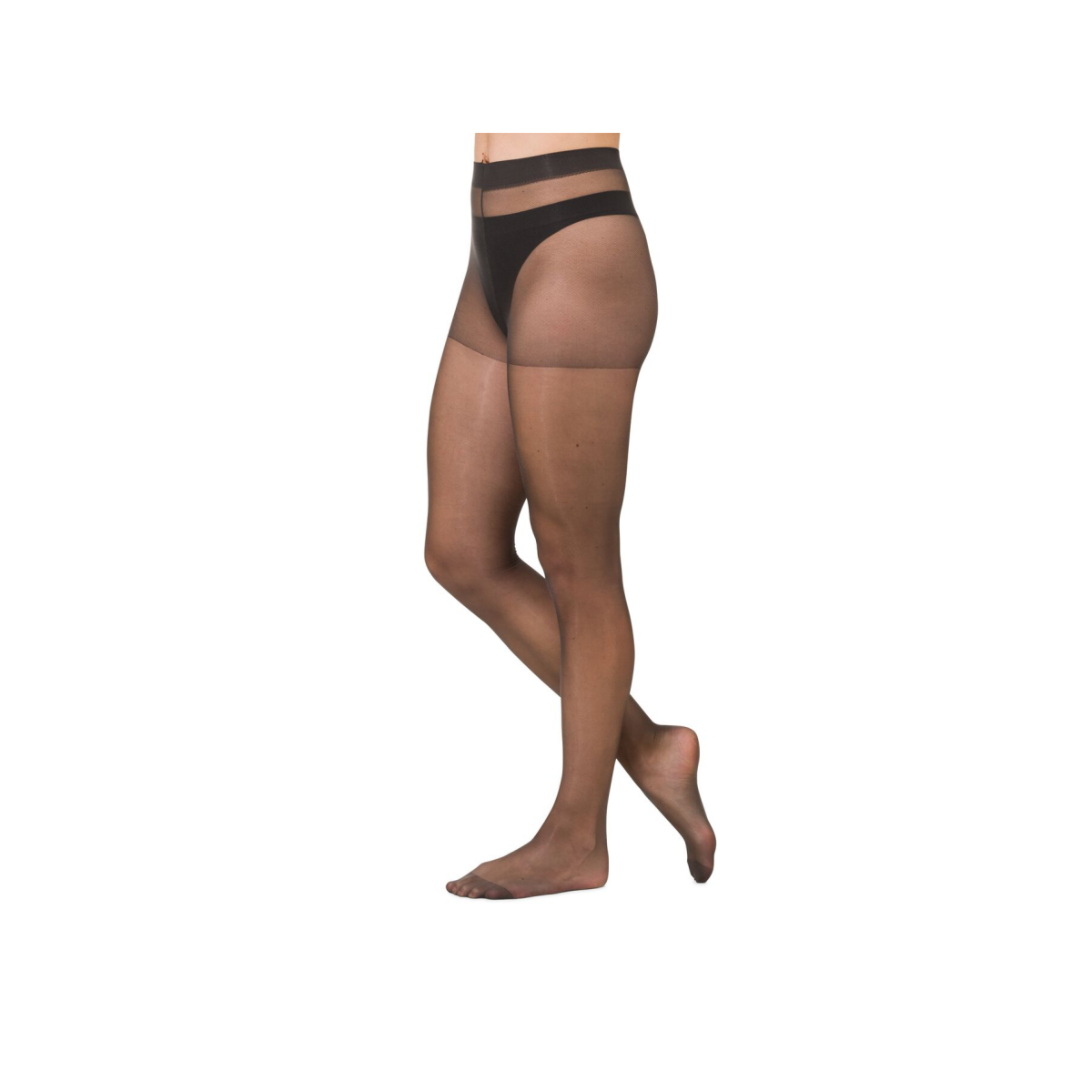 HEMA HEMA Panty's Glans Transparant 20 Denier - 4 Stuks Antraciet (antraciet)