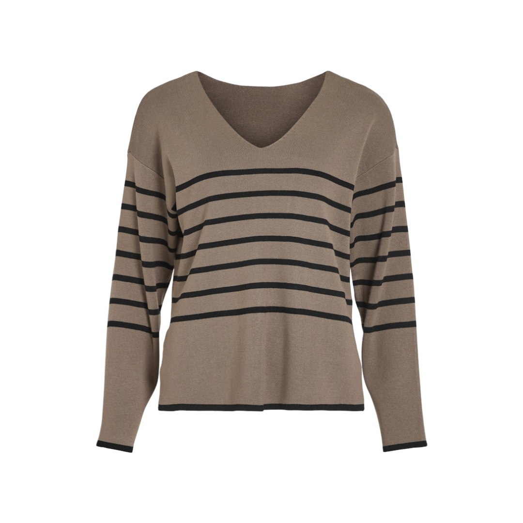 Vila - Damen Pullover - Braun - Größe: S - bei Tara-M