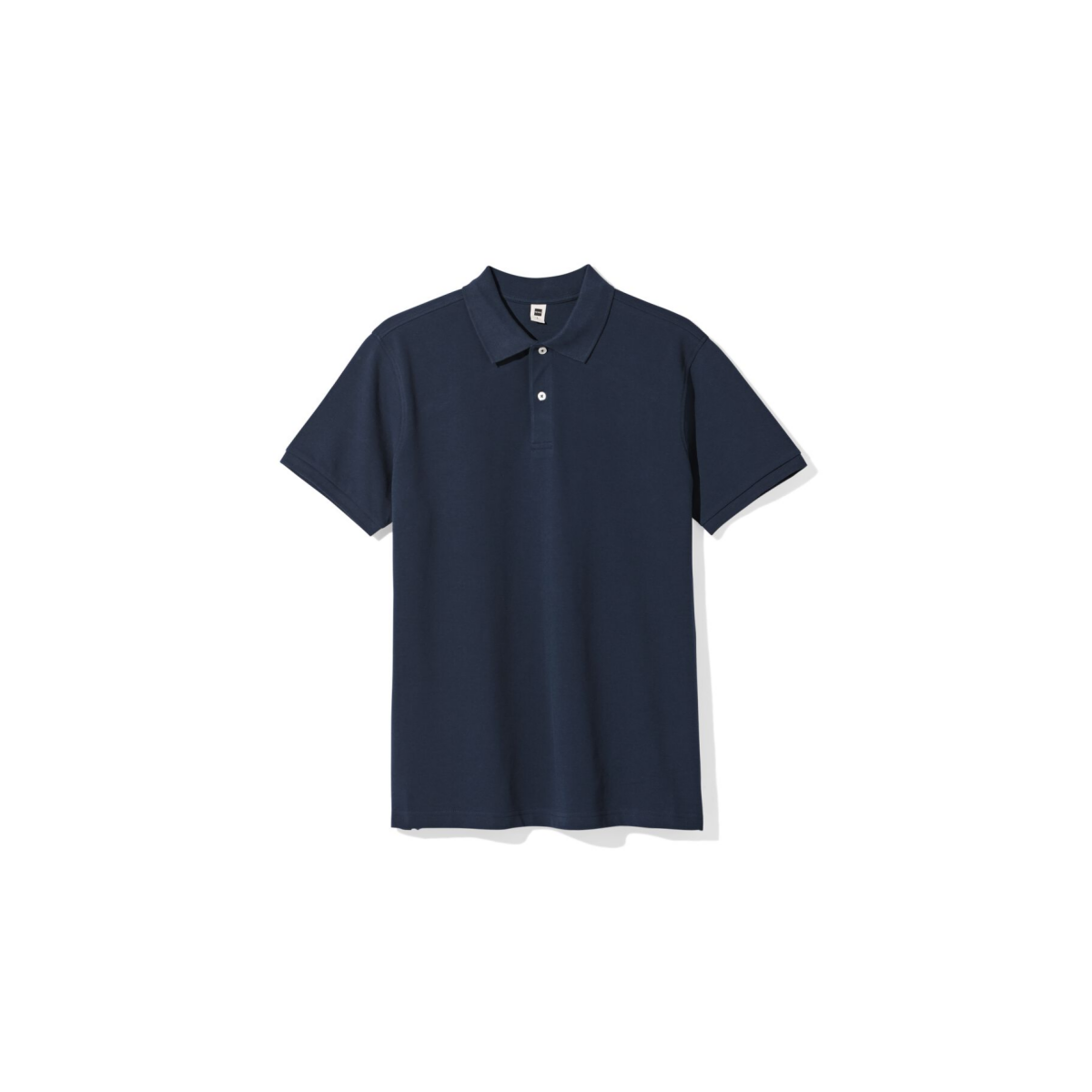 HEMA Herenpolo donkerblauw (donkerblauw)