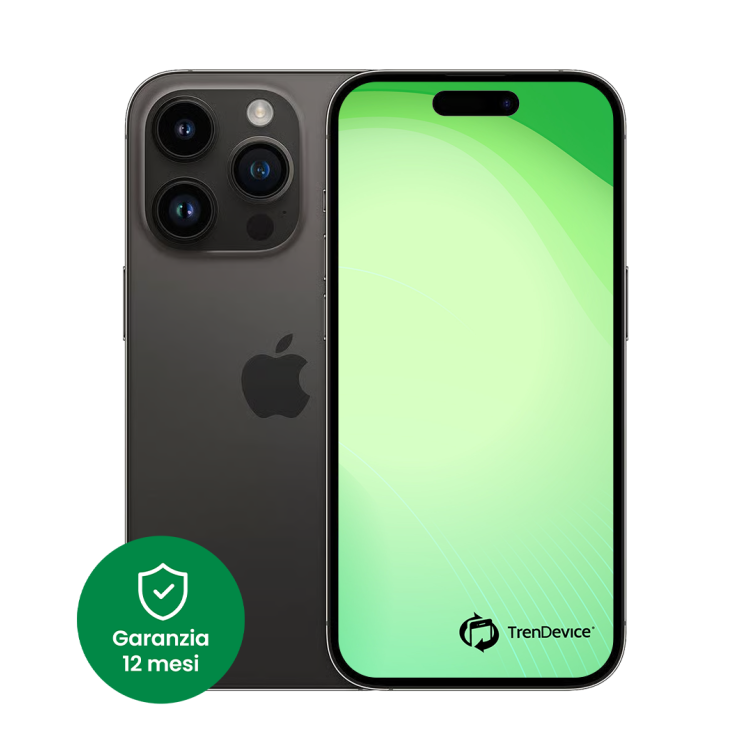 iPhone 14 Pro Max 1 TB Nero siderale Sim Card (include slot sim) A Ricondizionato