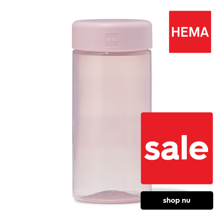 HEMA Schoolbeker 300ml roze (roze)