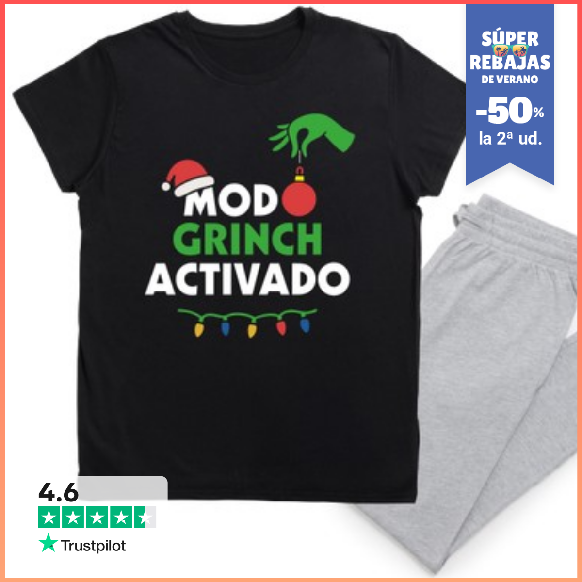 Pijama GRINCH ANTI NAVIDAD LaTostadora