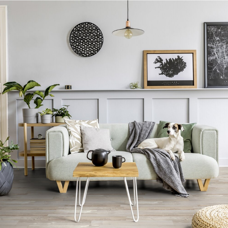 Rouleau 4m de sol PVC effet bois pose libre harbor nature Gerflor - 2500 cm x 400 cm x 0.29 cm