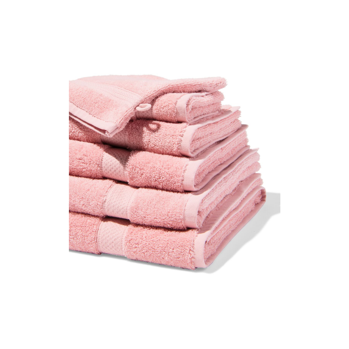 HEMA Handdoeken - zware kwaliteit lichtroze (lichtroze)