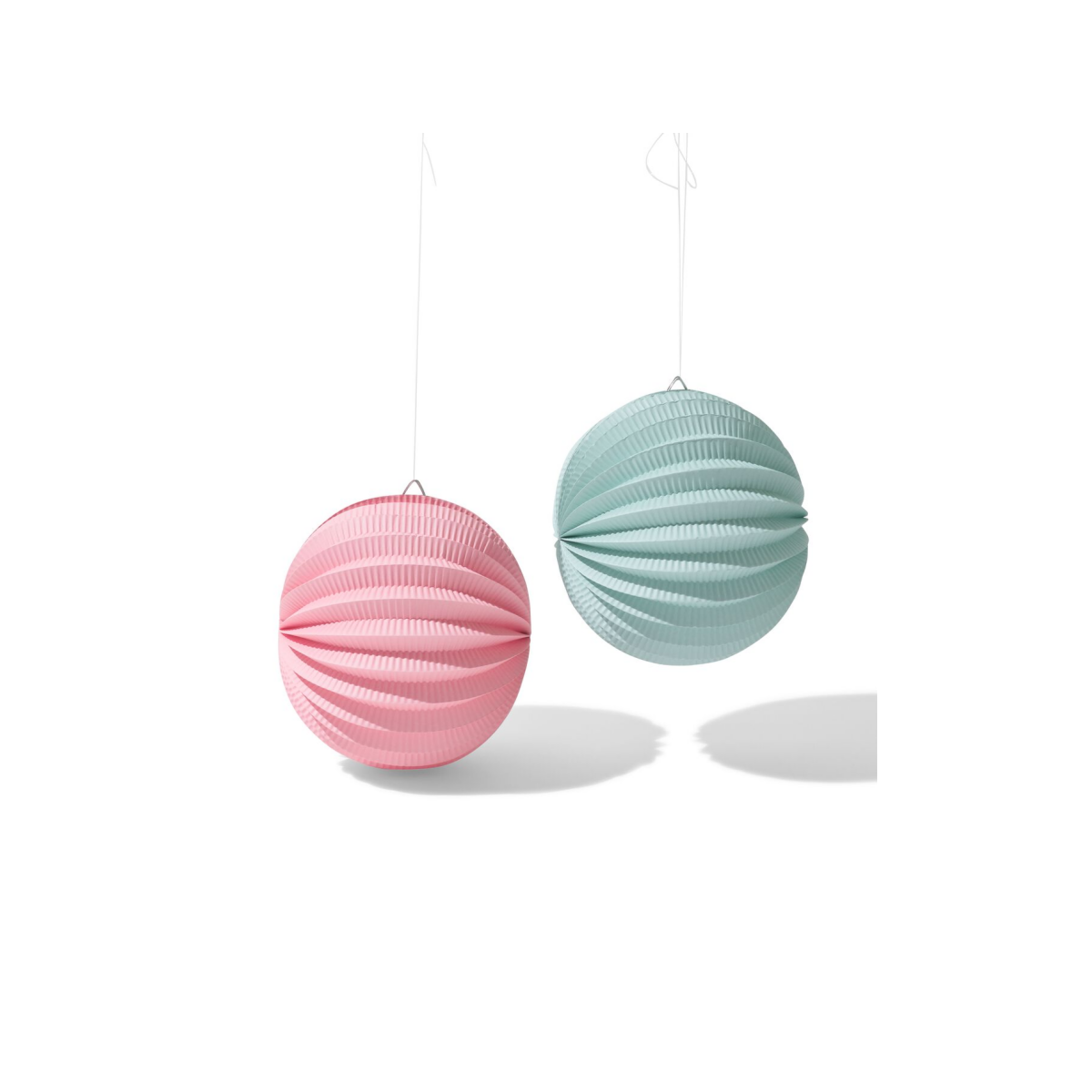 HEMA Lampion 25x25cm floraal - 2 stuks