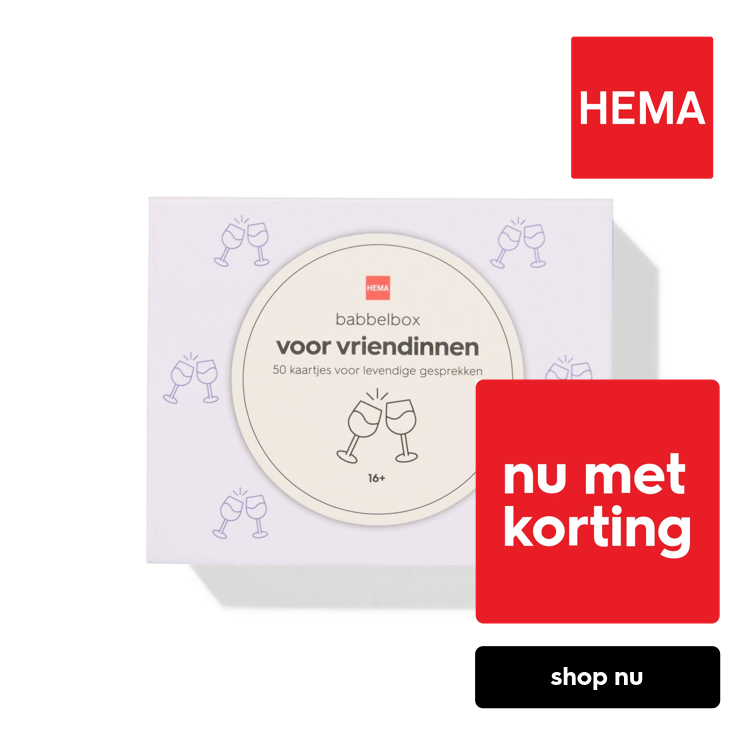 HEMA Babbelbox voor echte vriendinnen