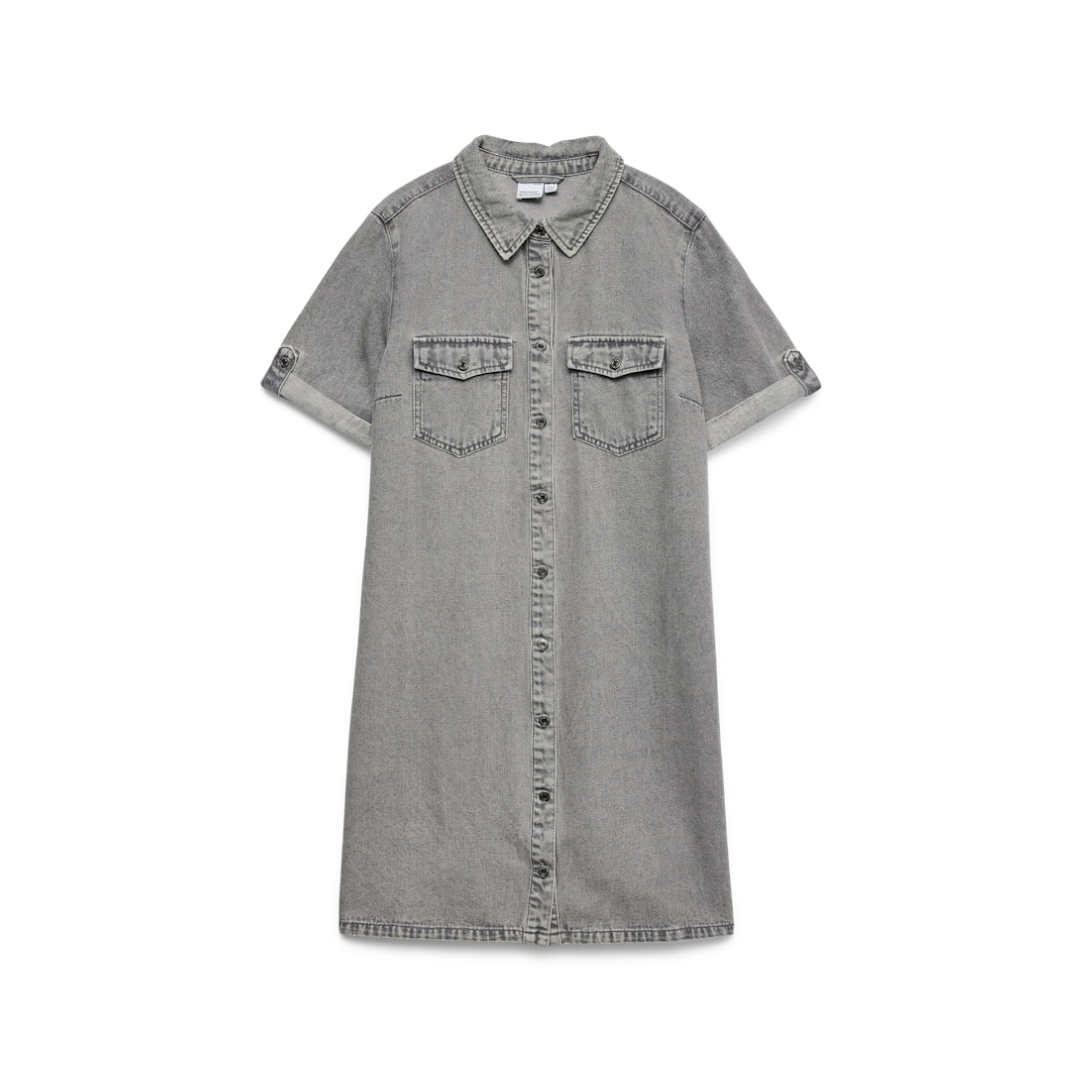 Vero Moda - Damen Kleid - Blau/Grau - Größe: S - bei Tara-M