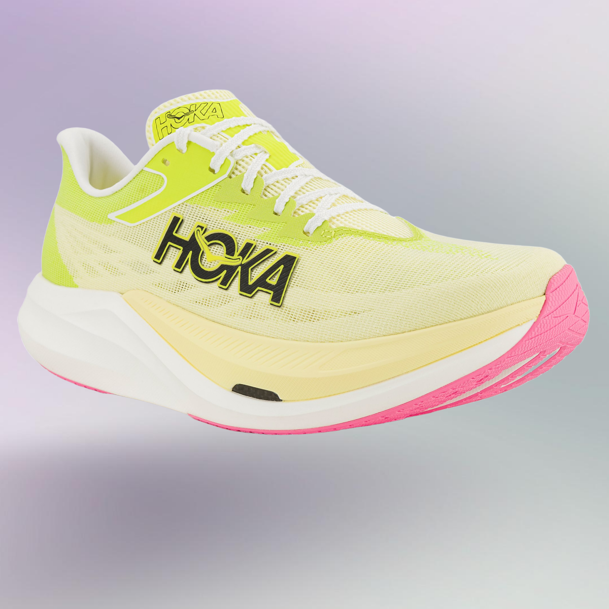 Chaussure Running Hoka One One Rocket X 3 Neon Pack - Vert - pour Homme - taille 44
