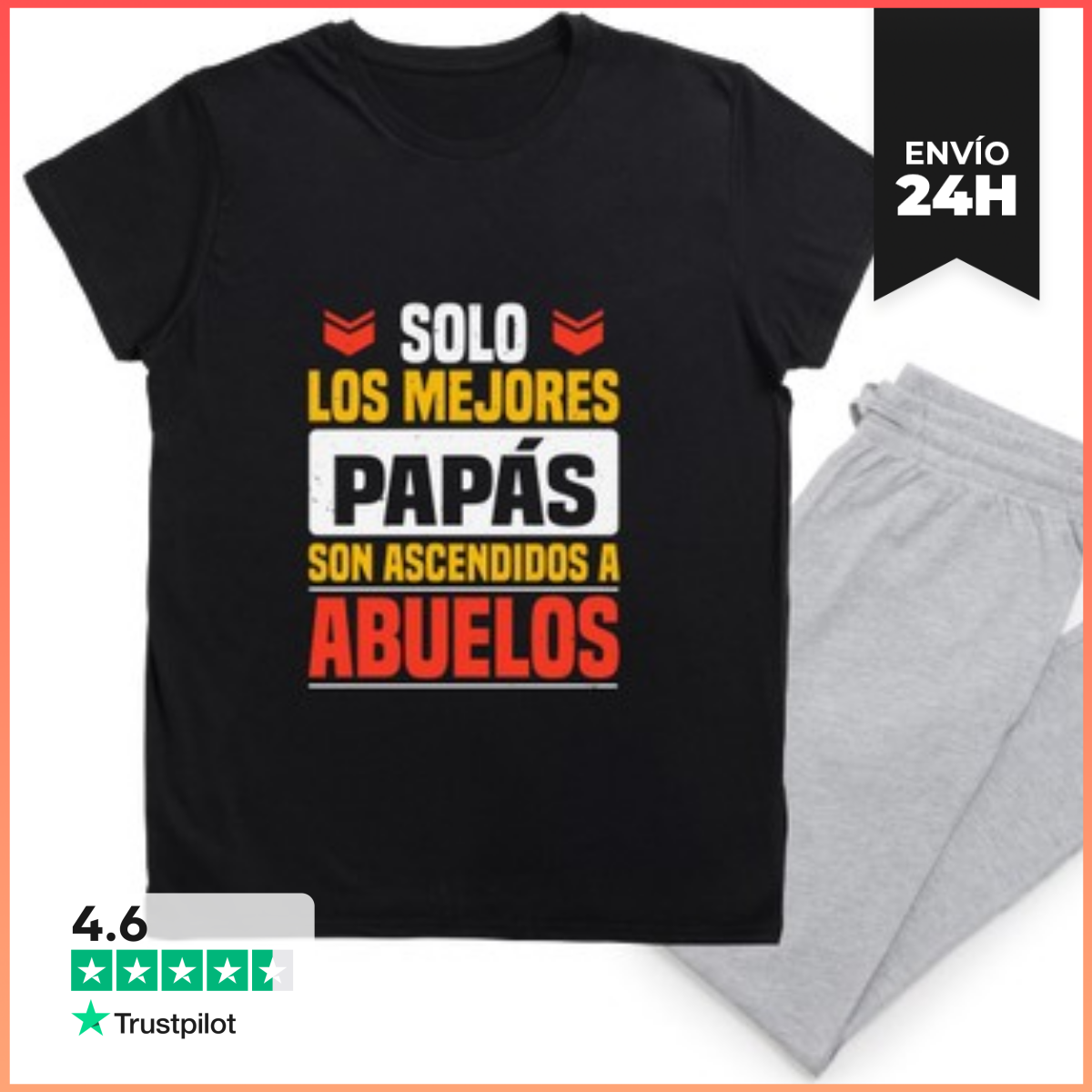 Pijama Los Mejores Papas Dia Del Padre laTostadora