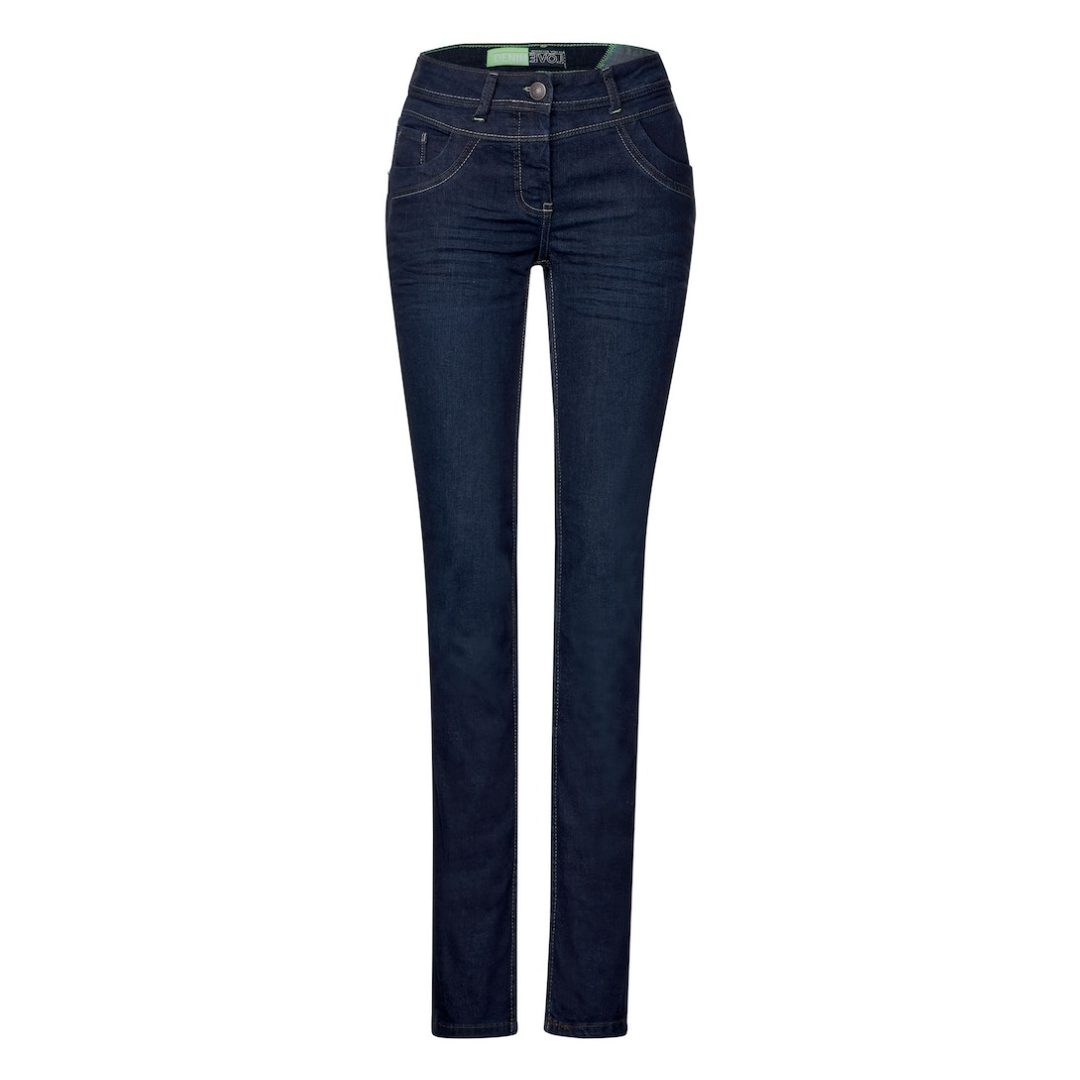 Cecil - Damen Jeans - Blau wash - Größe: 36-32 - bei Tara-M