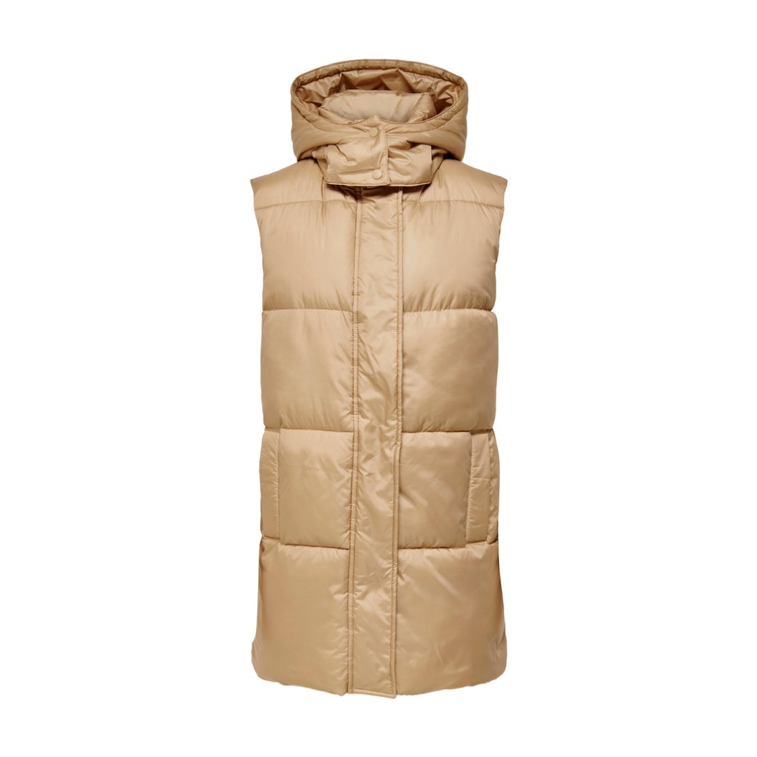 Only - Damen Weste - Braunan Beige - Größe: M - bei Tara-M