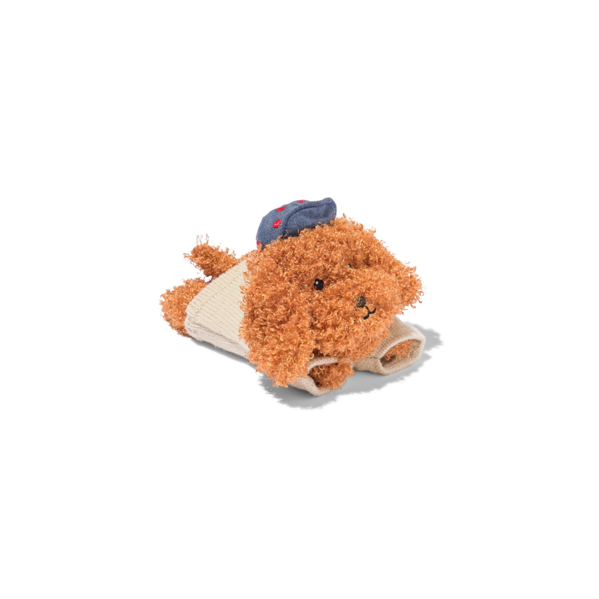 HEMA Knuffel 20x11x13cm hond met pet