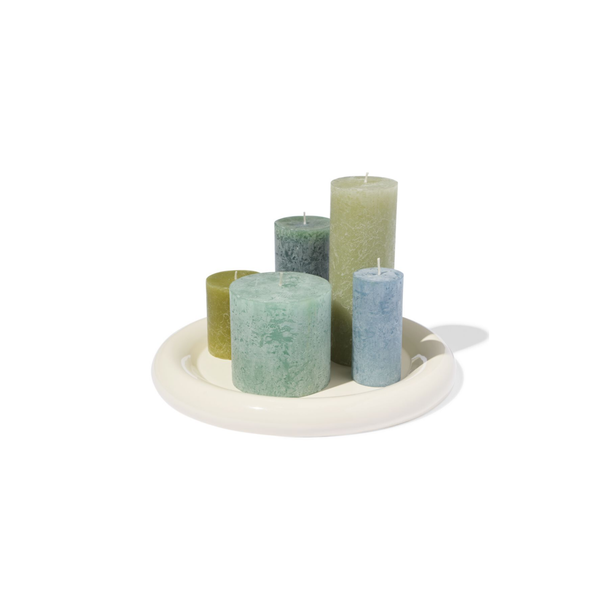 HEMA Kaarsonderzetter metaal crème (creme)