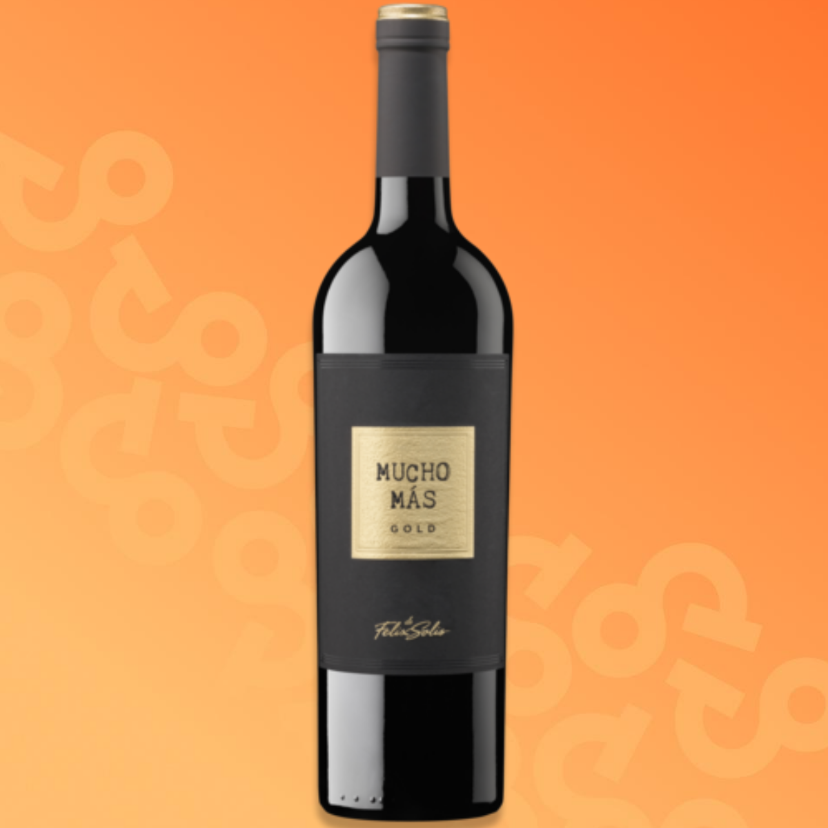 Mucho Más Gold Tinto red wine, 75 cl bottle