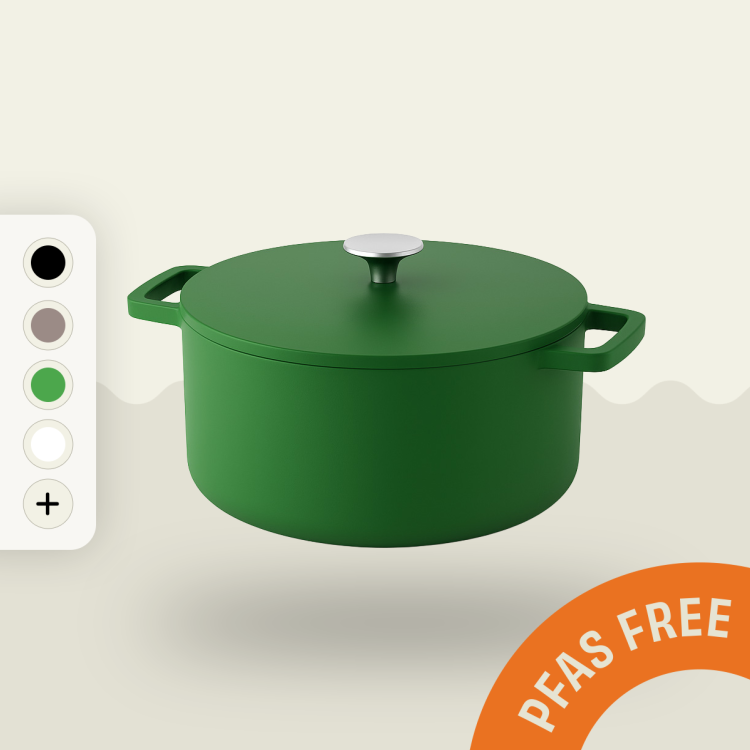 Cook&Pan Gietijzeren Soeppan Groen 24 cm