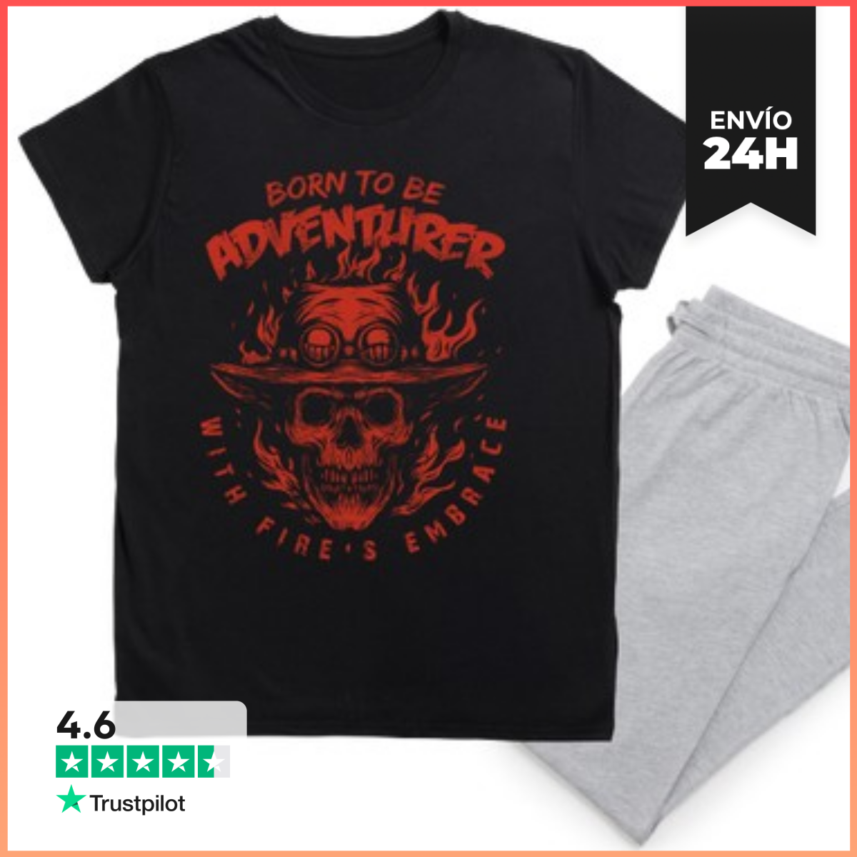 Pijama Nacido para ser aventurero - Pirata del laTostadora