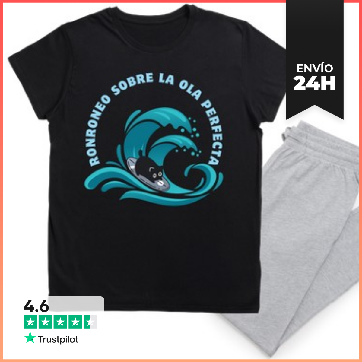 Pijama Ronroneo Sobre La Ola Perfecta LaTostadora