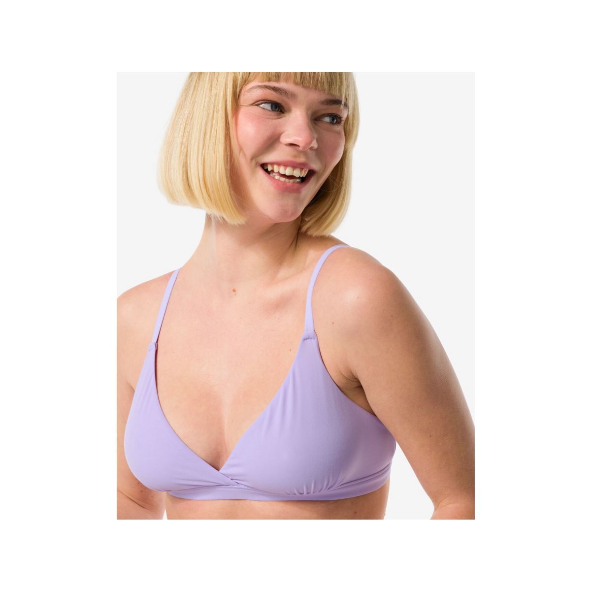 HEMA HEMA Triangel Bralette Micro Lavendel (lavendel)