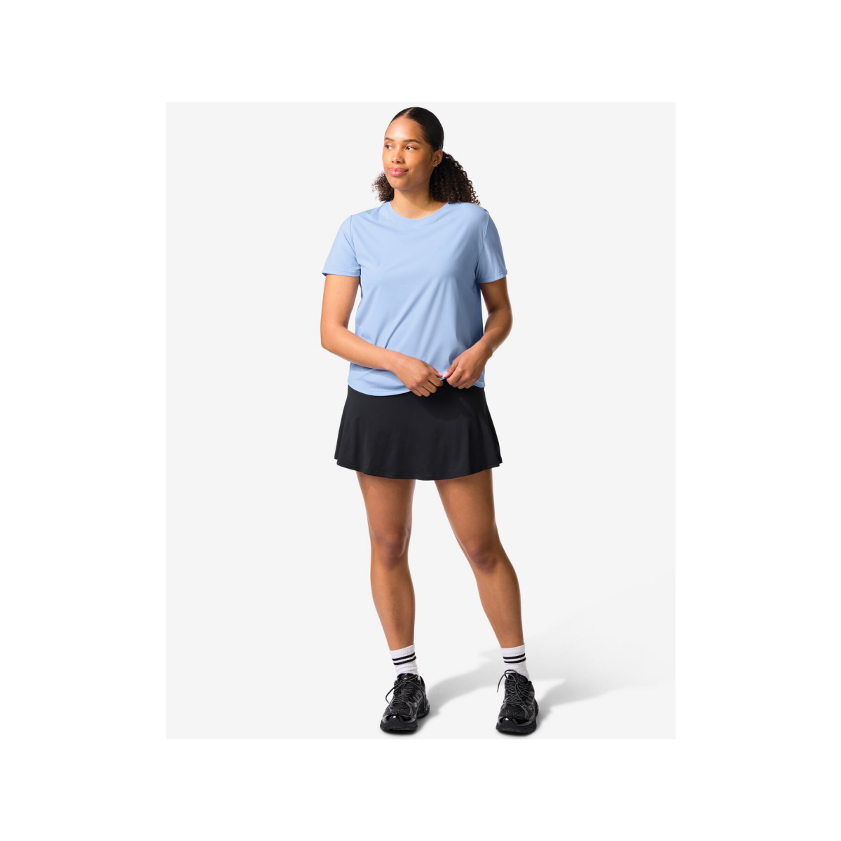 HEMA Sportrokje met binnenbroekje zwart (zwart)