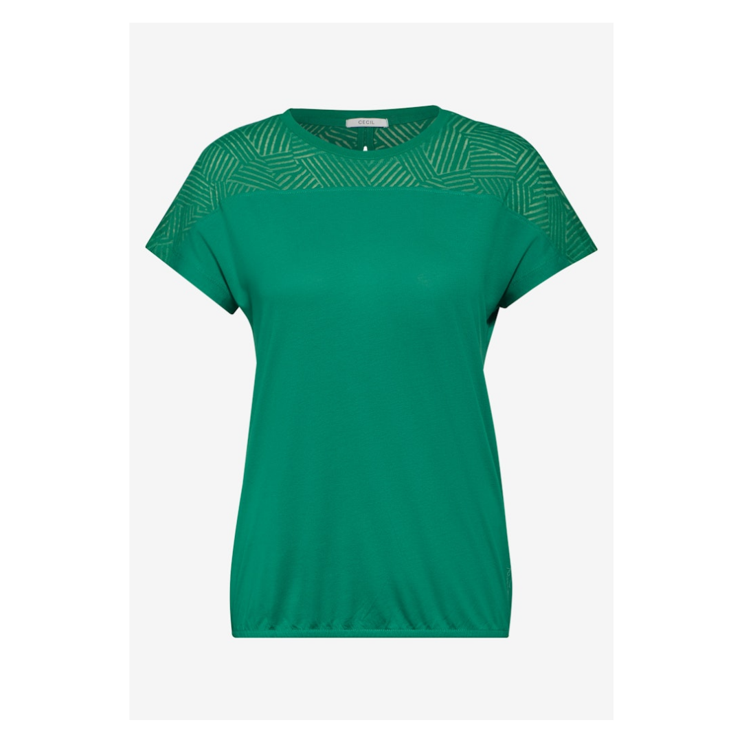 Cecil - Damen T-Shirt - Grün - Größe: M - bei Tara-M