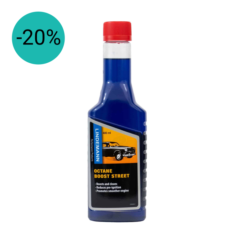 Lindemann Octane Boost Street / carburateur reiniger / brandstof additief voor oldtimers | Dutch Performance Products