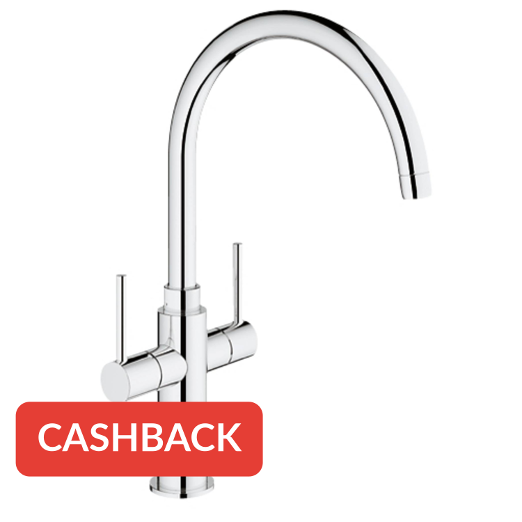 Grohe Ambi keukenkraan hoog model Chroom
