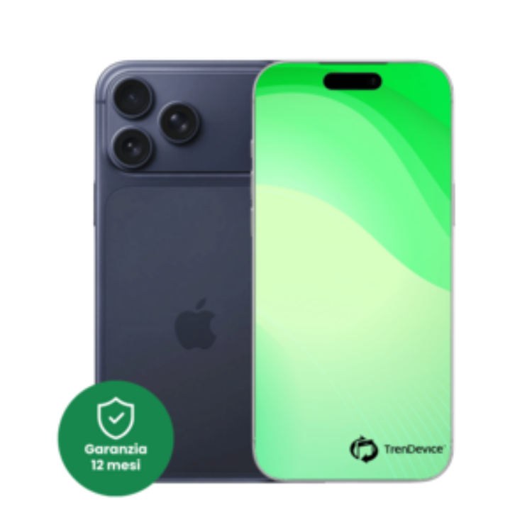 iPhone 17 Pro Max 256 GB Blu Profondo Sim Card (include slot sim) A+ Ricondizionato