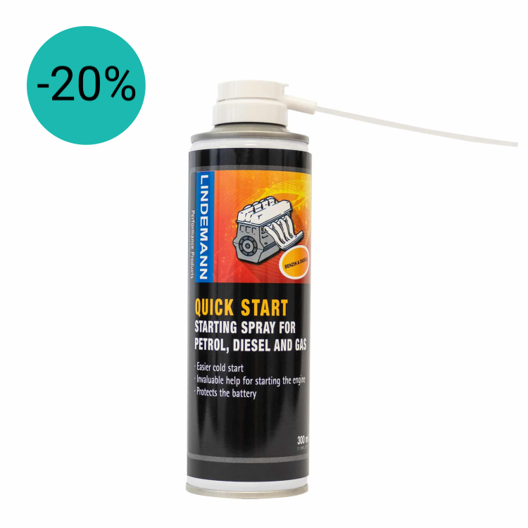 Lindemann Quick Start 300ML / startspray, start hulp spray | Dutch Performance Products