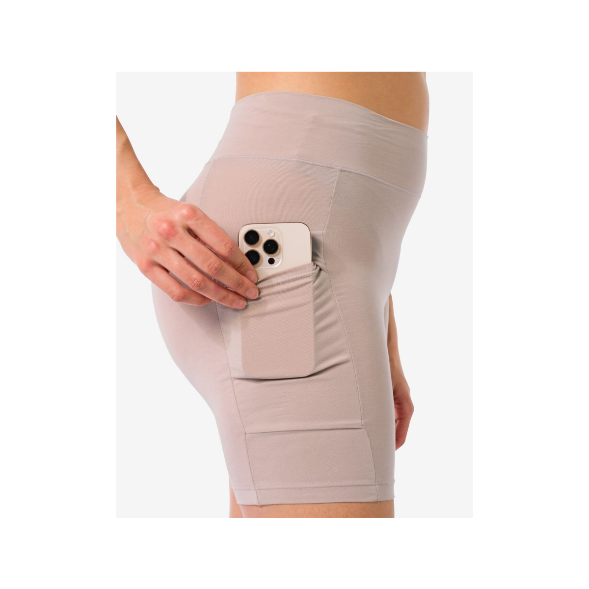 HEMA HEMA Damesbikershort Real Lasting Cotton Beige (beige)