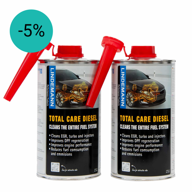 2-Pack Lindemann Total Care Diesel / Roetfilter Reiniger, EGR Reiniger & Turbo Cleaner | Dutch Performance Products