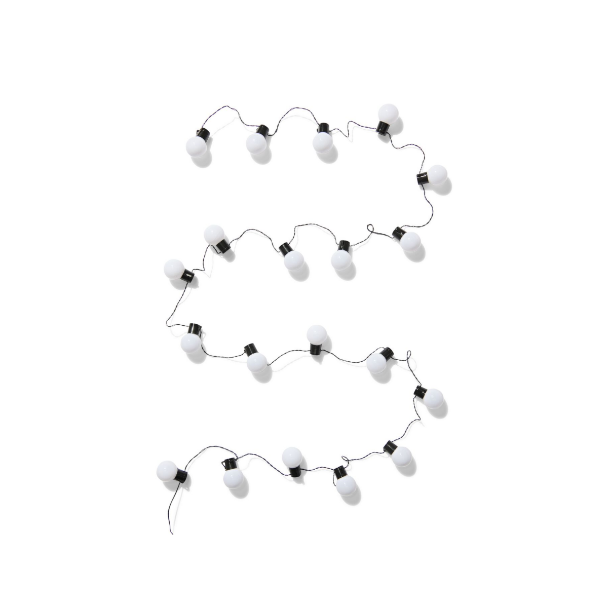 HEMA HEMA Lichtsnoer Solar 7m Met 20 Lampjes Wit Voor Buiten