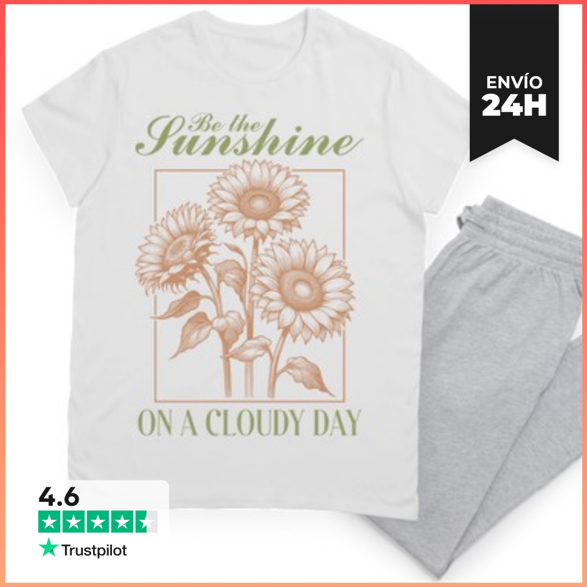 Pijama BE THE SUNSHINE ON A CLOUDY DAY laTostadora